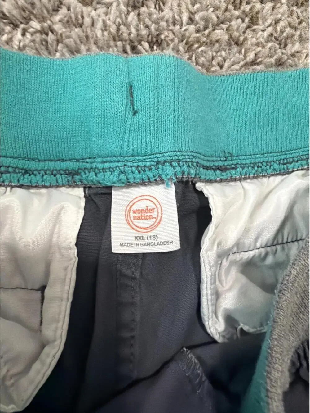 Wonder Nation Boys Cargo Shorts XXL Pull on - Picture 2 of 3